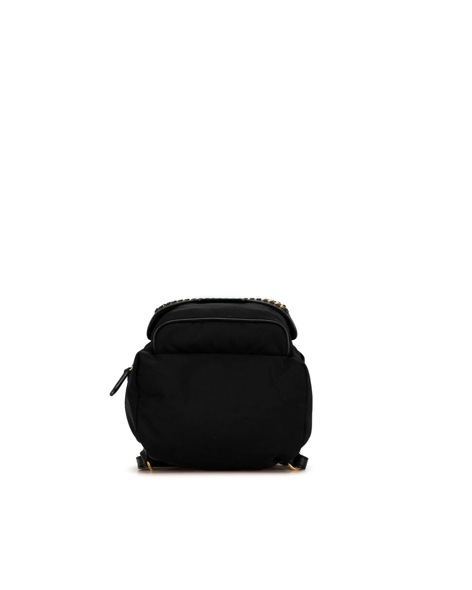 Mini Backpack with Top Handle and Multiple Zip Pockets