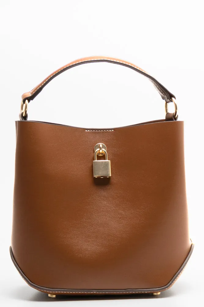 Mini Bucket Bag Tan