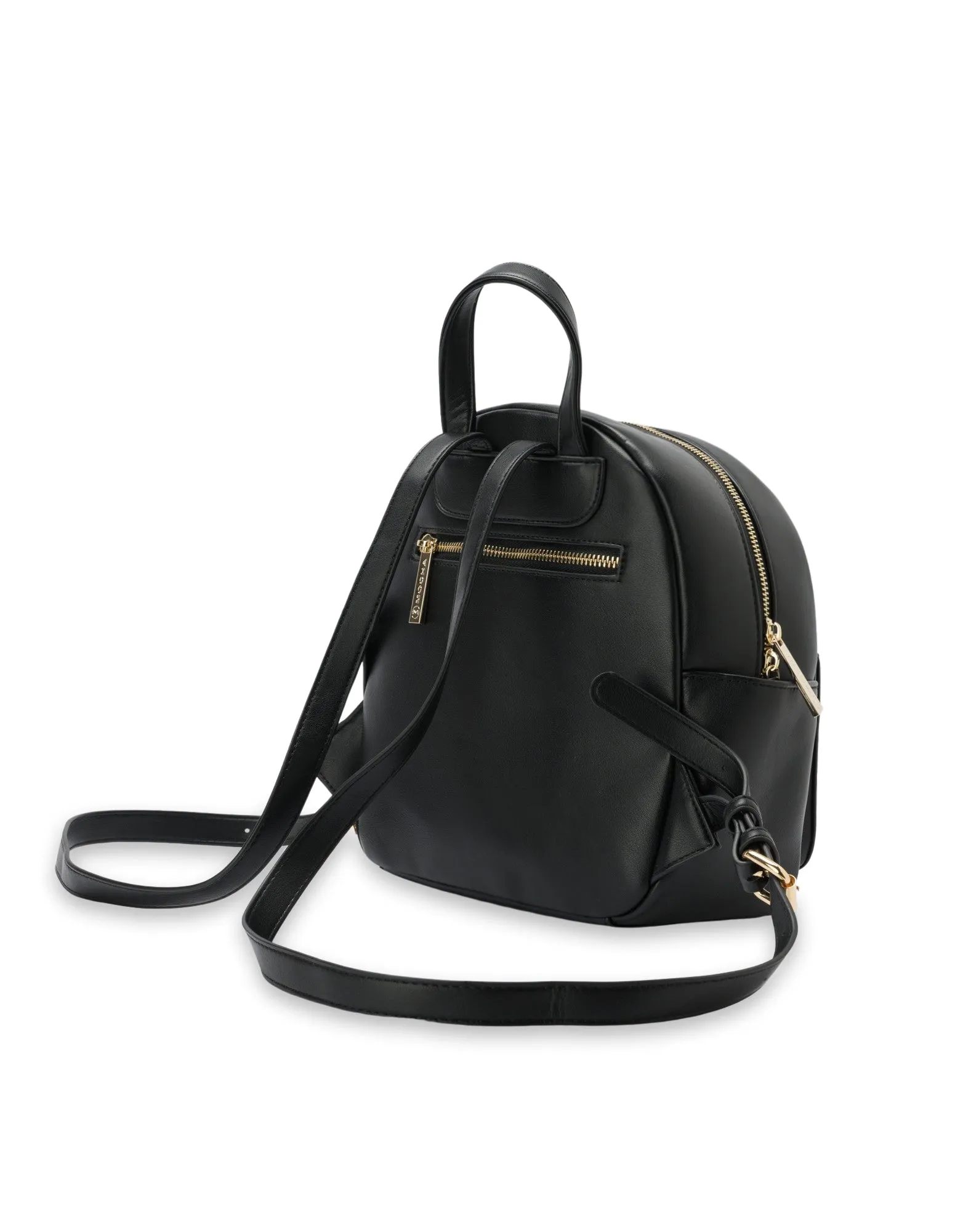 Mocha Paloma Petite Backpack- Black