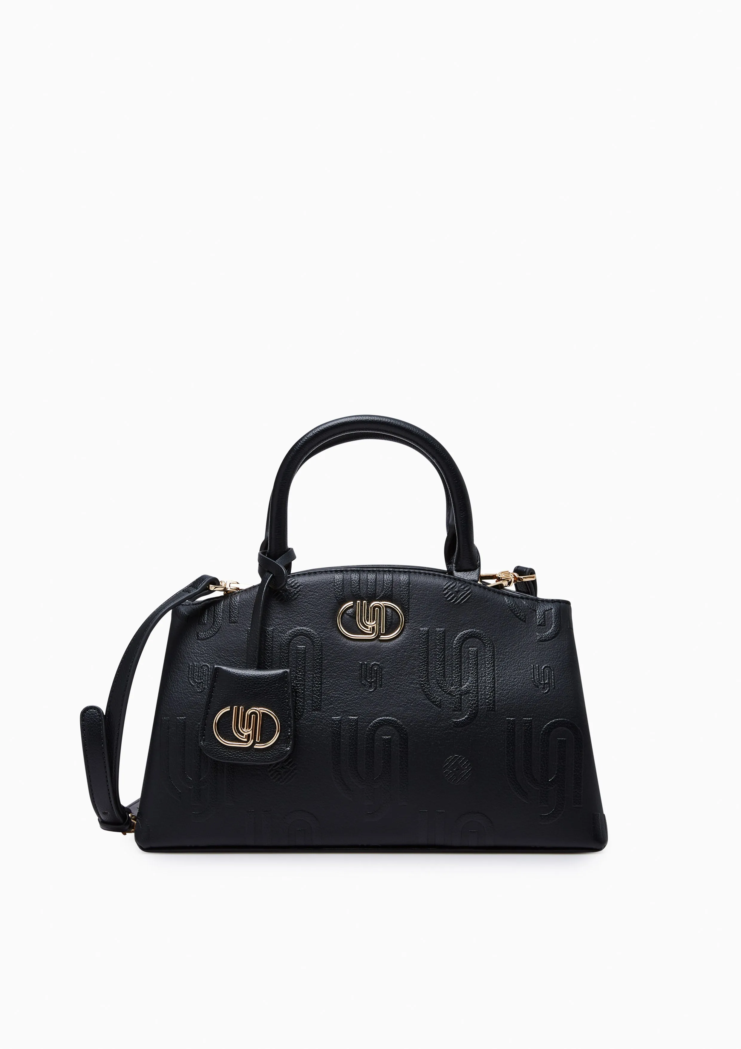 Monica Inf Embossed Tote Black