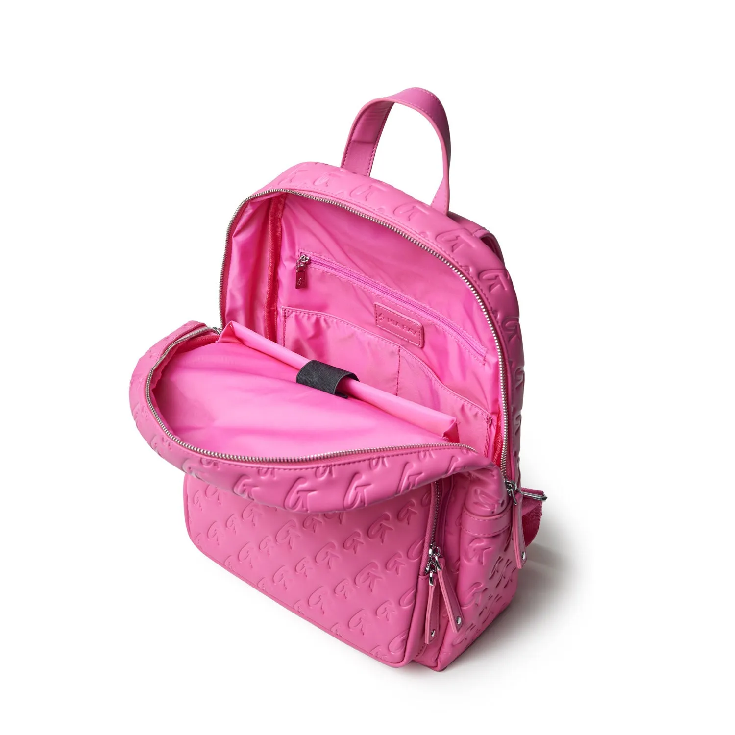 MONOGRAM BACKPACK - HOT PINK