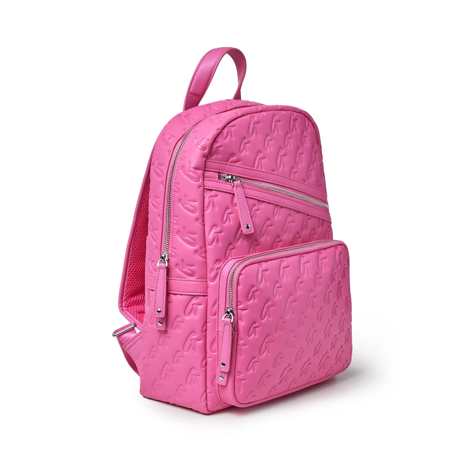 MONOGRAM BACKPACK - HOT PINK