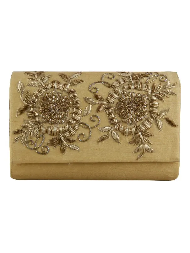 Mustard Gold Clutch