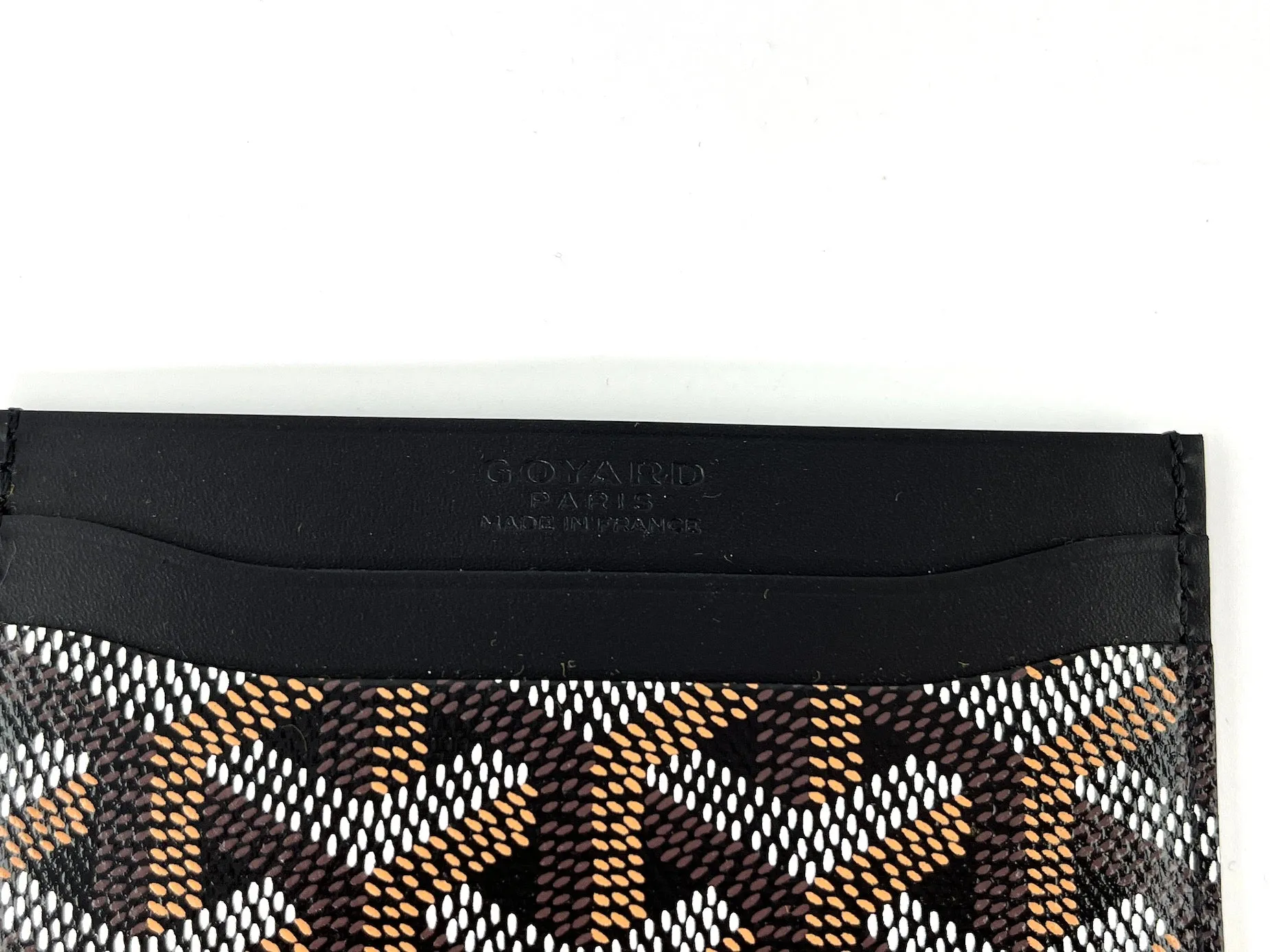 New GOYARD Black Goyardine 2023 Saint Sulpice Card Case Holder