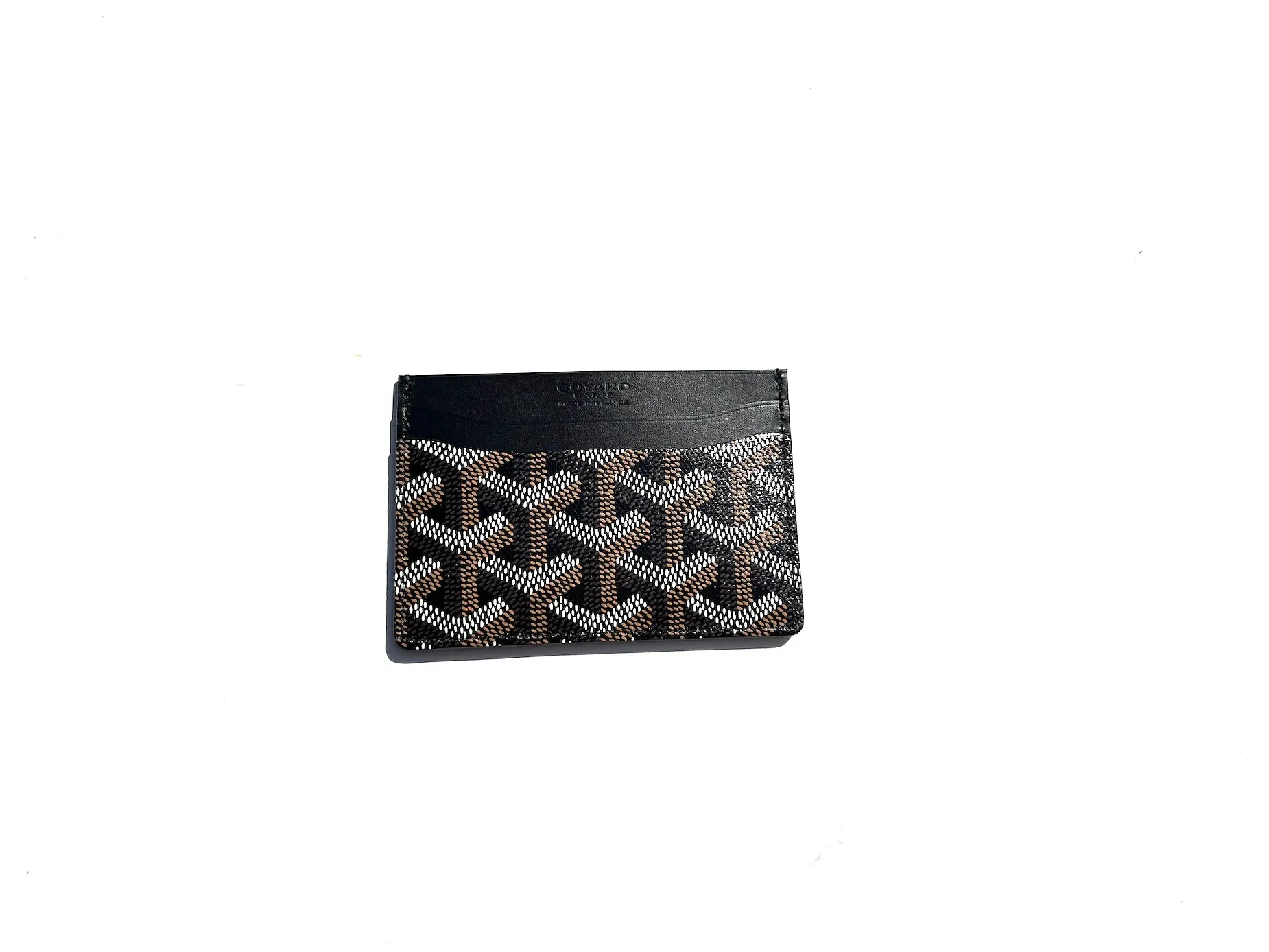 New GOYARD Black Goyardine 2023 Saint Sulpice Card Case Holder