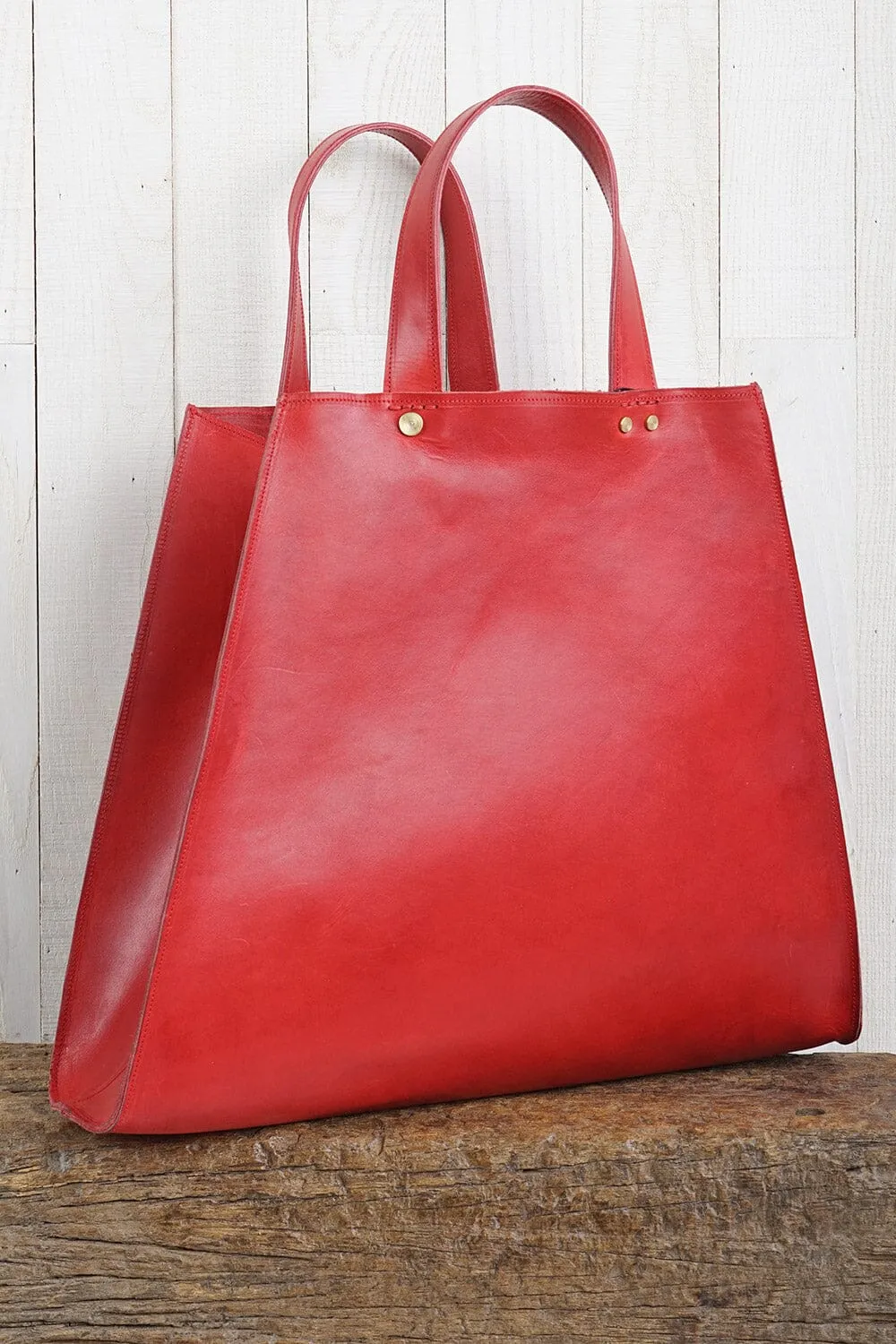 Oksana Leather Market Tote