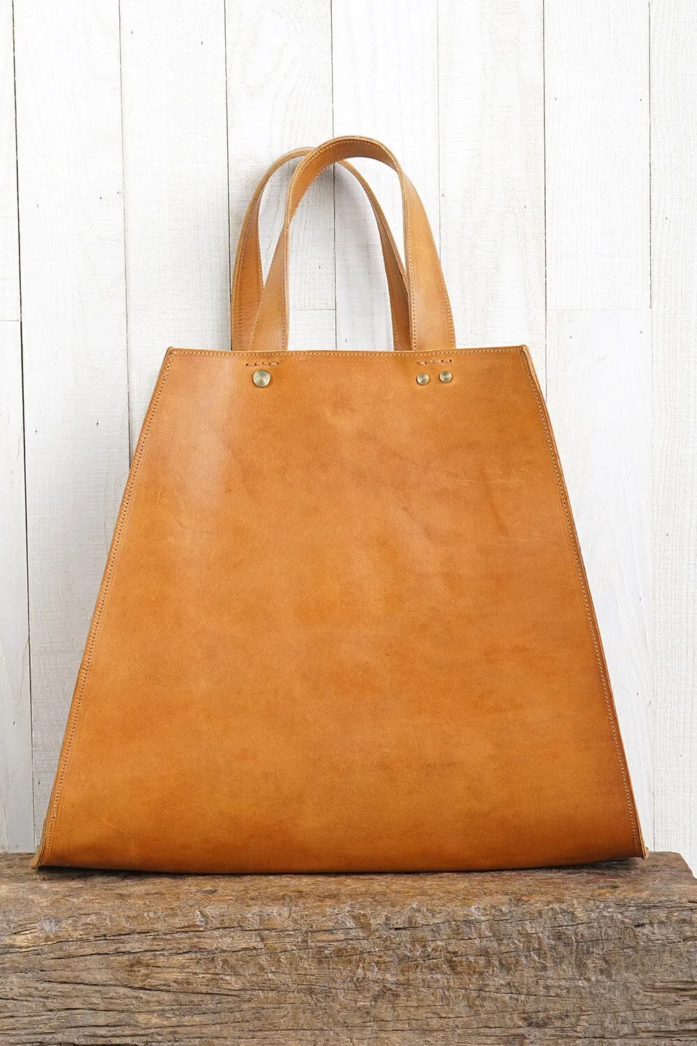 Oksana Leather Market Tote