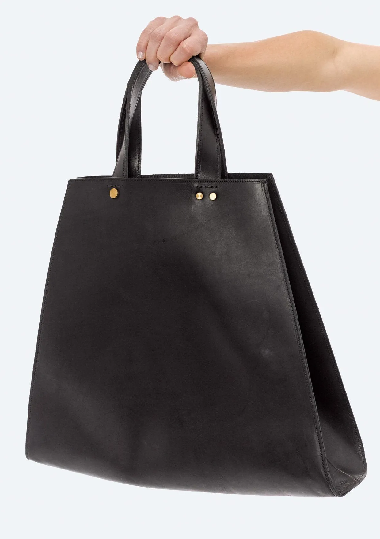 Oksana Leather Market Tote