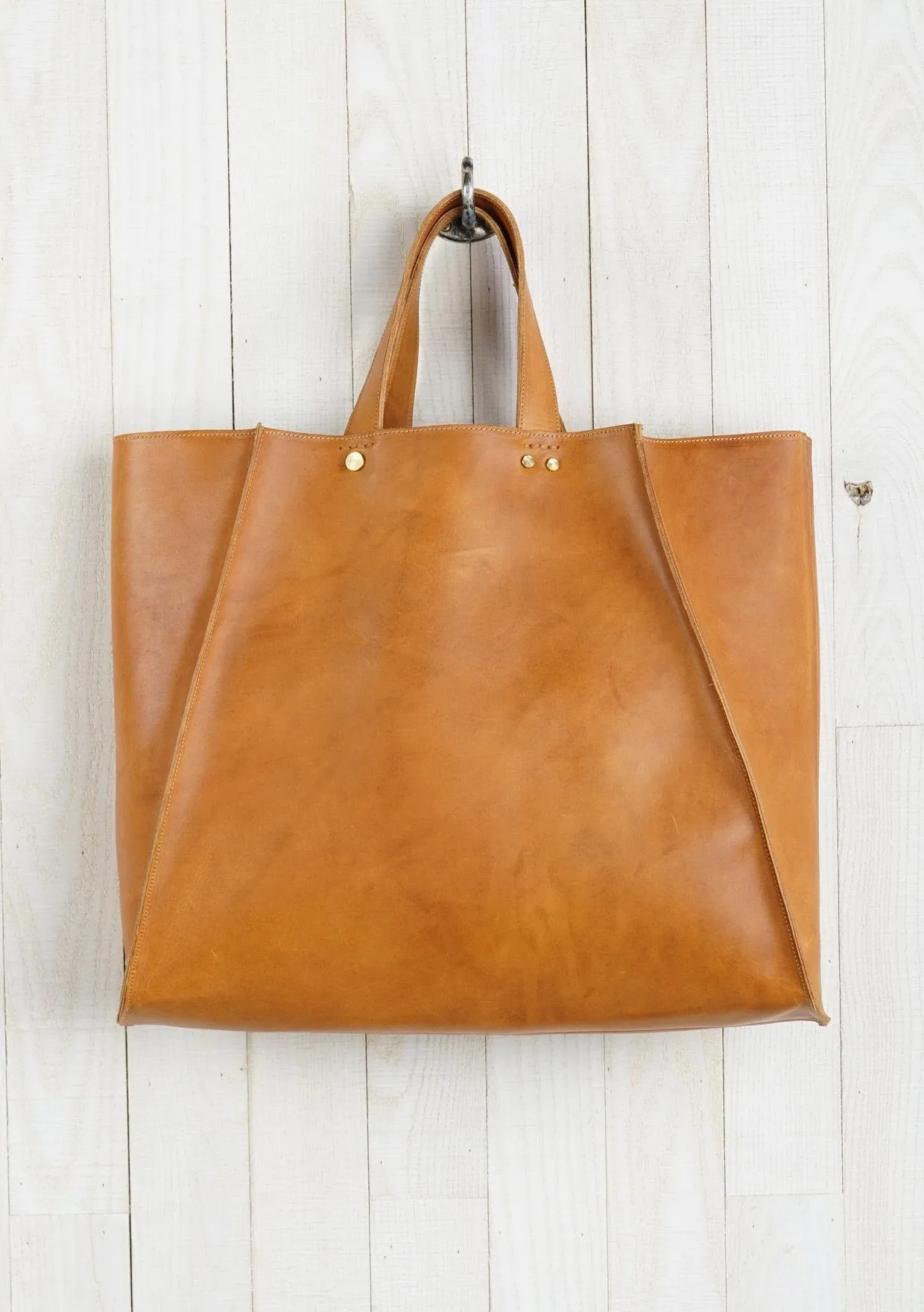 Oksana Leather Market Tote