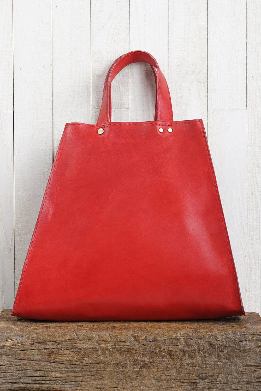 Oksana Leather Market Tote