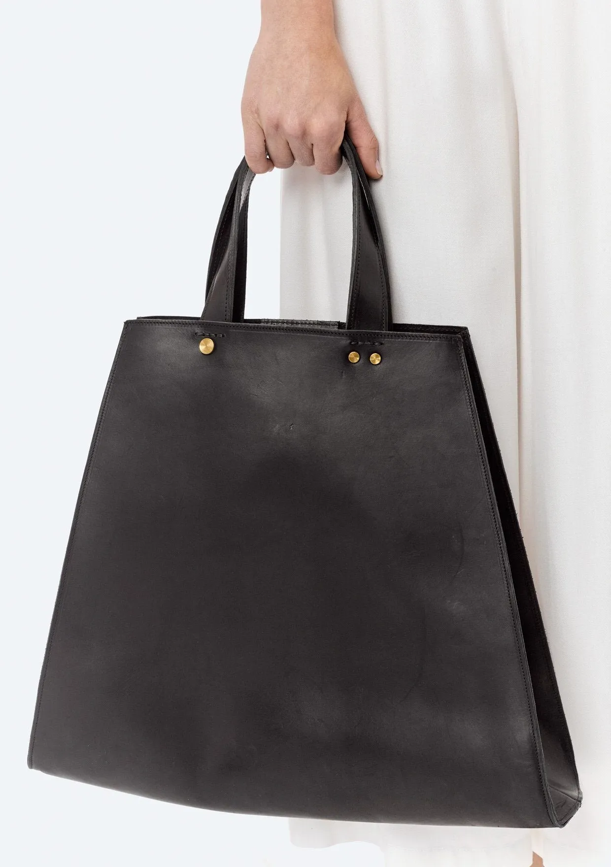 Oksana Leather Market Tote