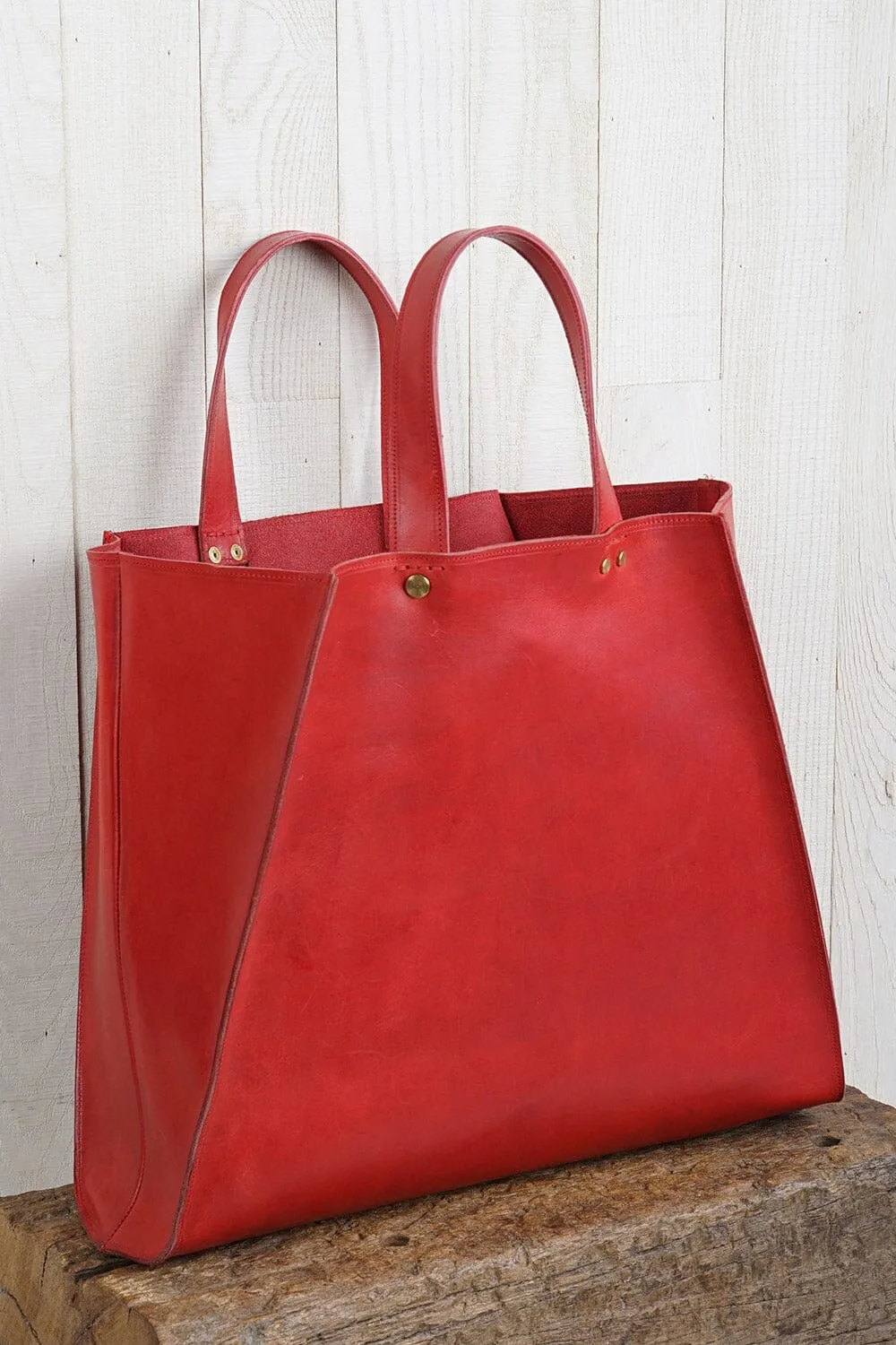 Oksana Leather Market Tote