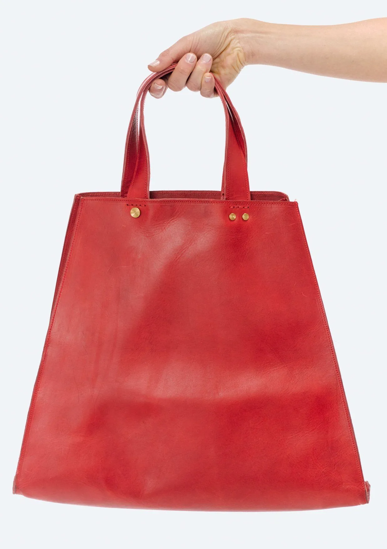 Oksana Leather Market Tote