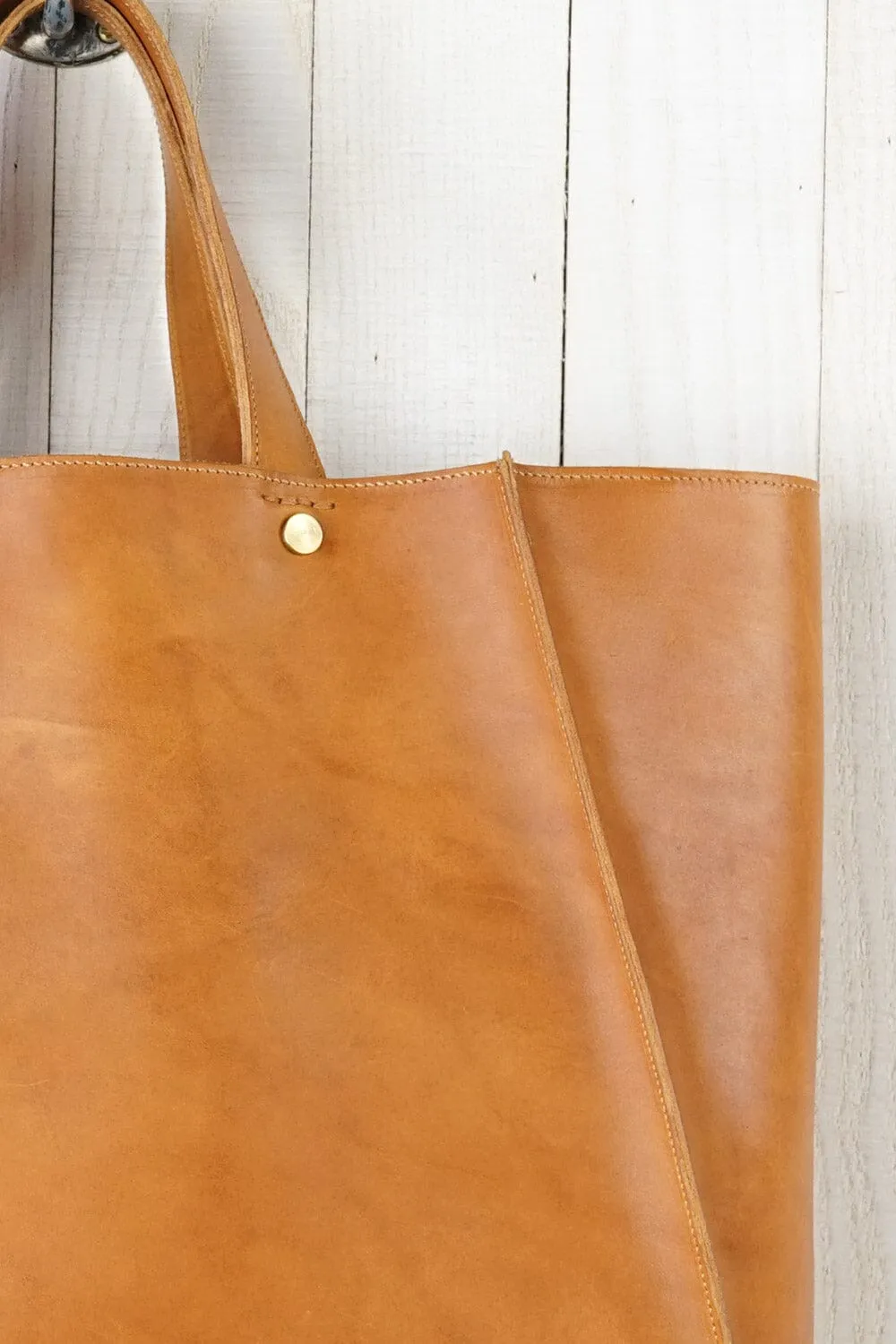 Oksana Leather Market Tote