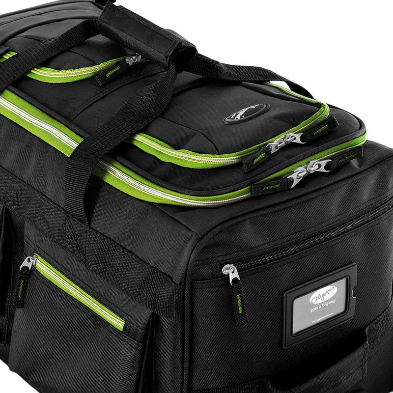 Olympia 22" 8 Pocket Rolling Duffel Bag