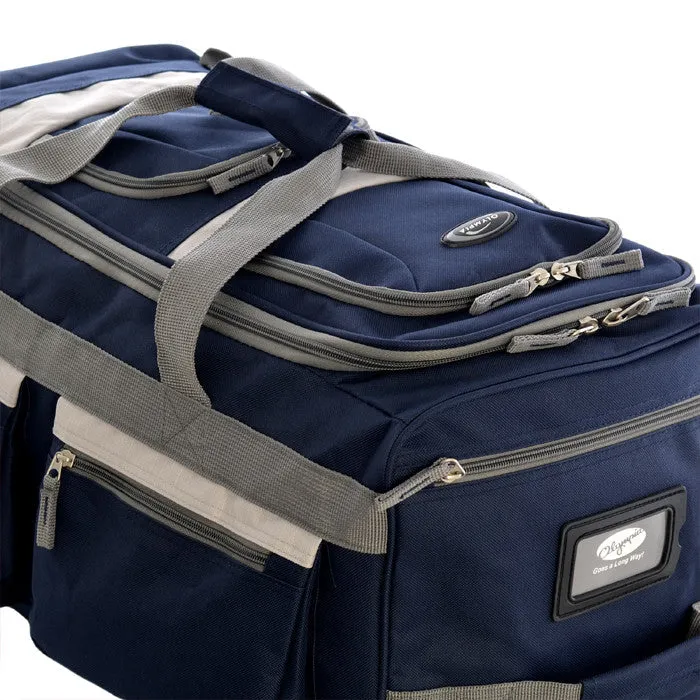 Olympia 22" 8 Pocket Rolling Duffel Bag