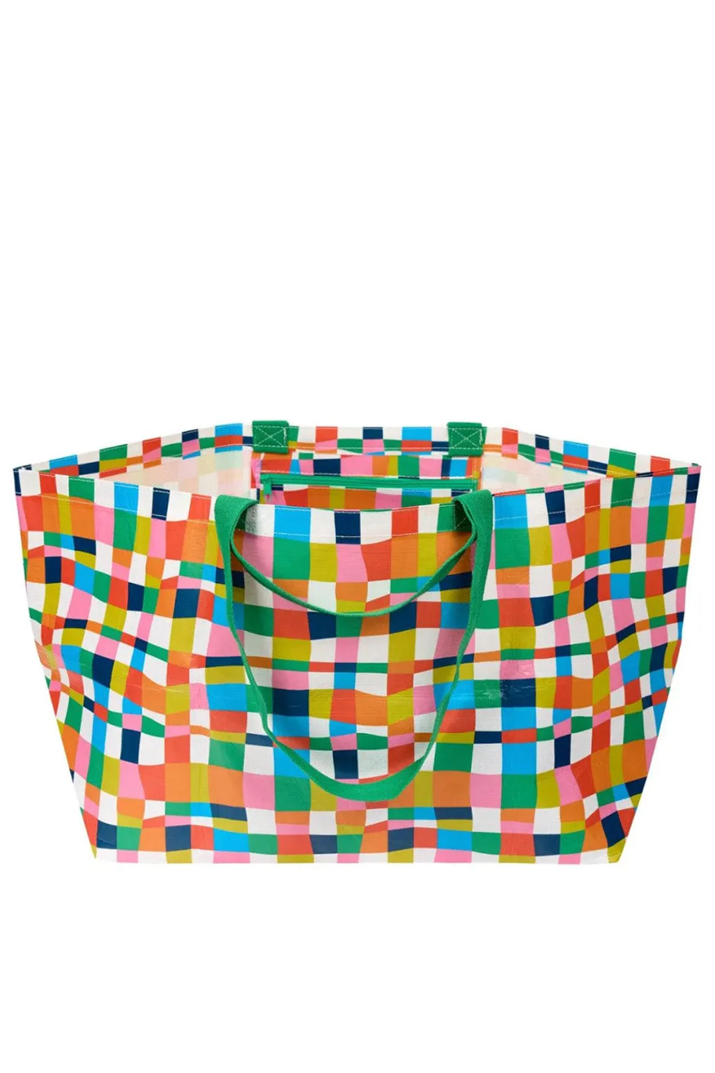 Rainbow Weave Oversize Tote