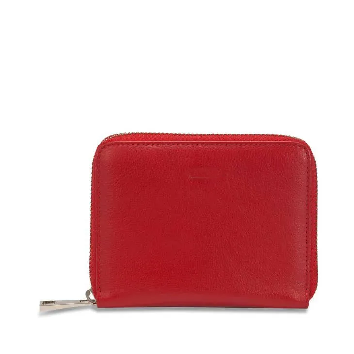 Rebecca Women's Genuine Leather Wallet Red