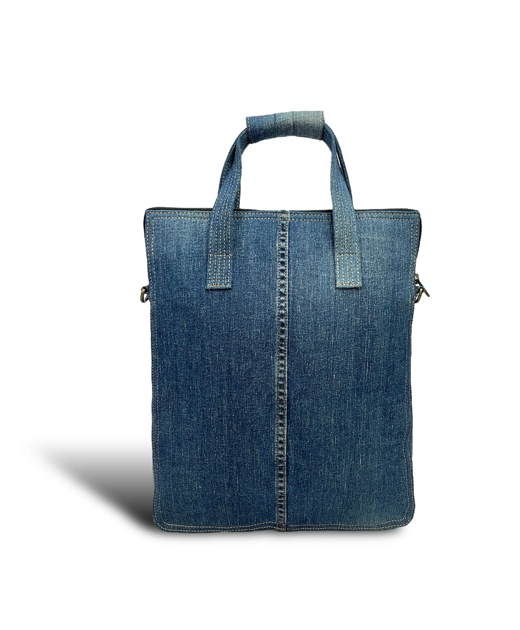 ReDenim Upcycled Slim Laptop Bag