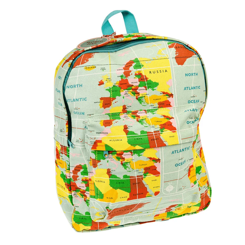 Rex World Map Backpack