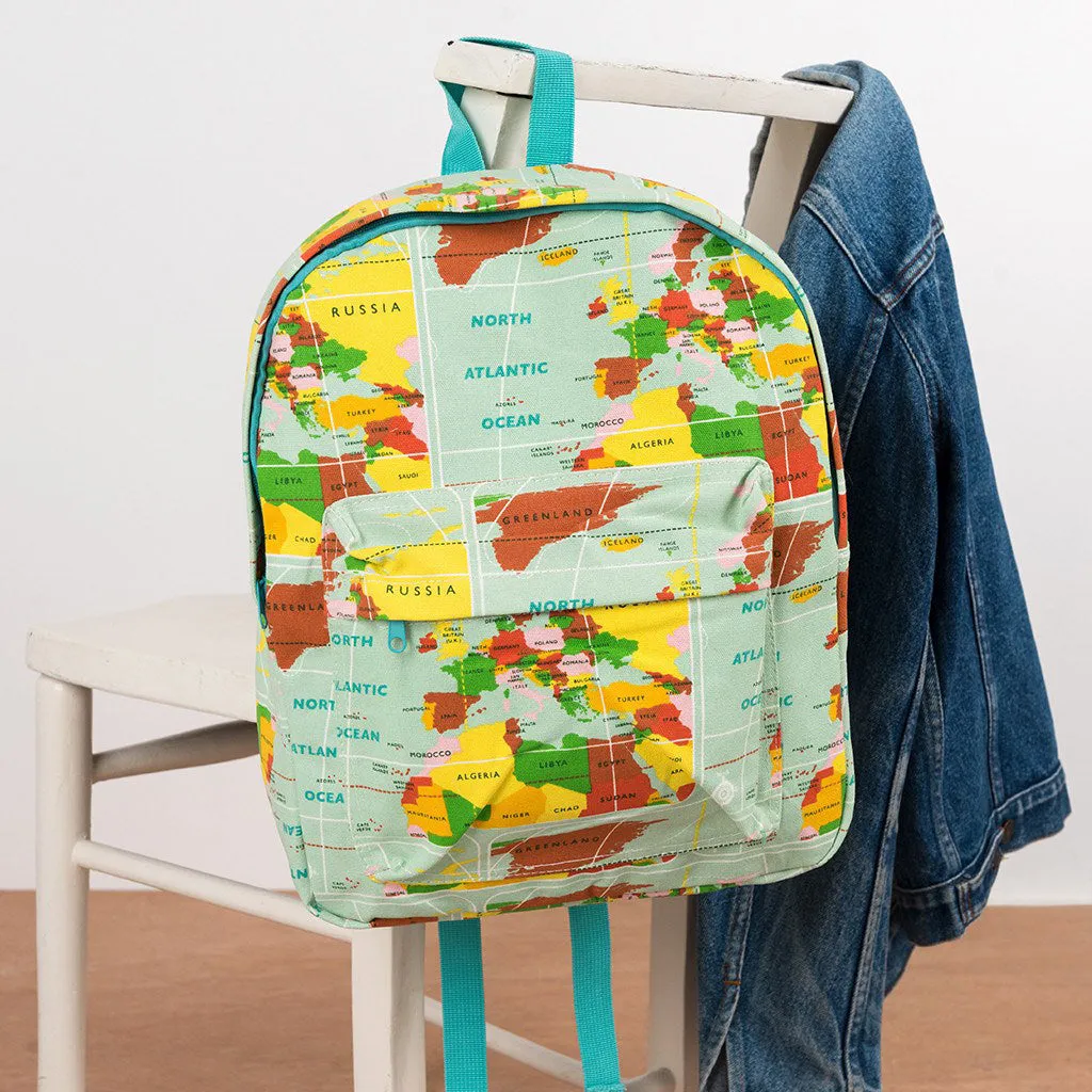 Rex World Map Backpack