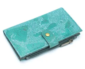 Rita Cork Purse Turquoise Green