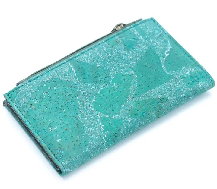 Rita Cork Purse Turquoise Green