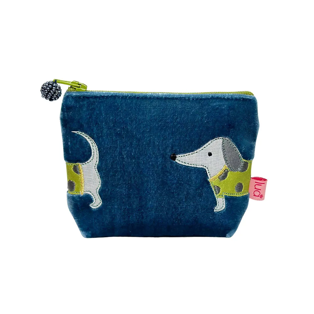 Sausage Dog Velvet Purses