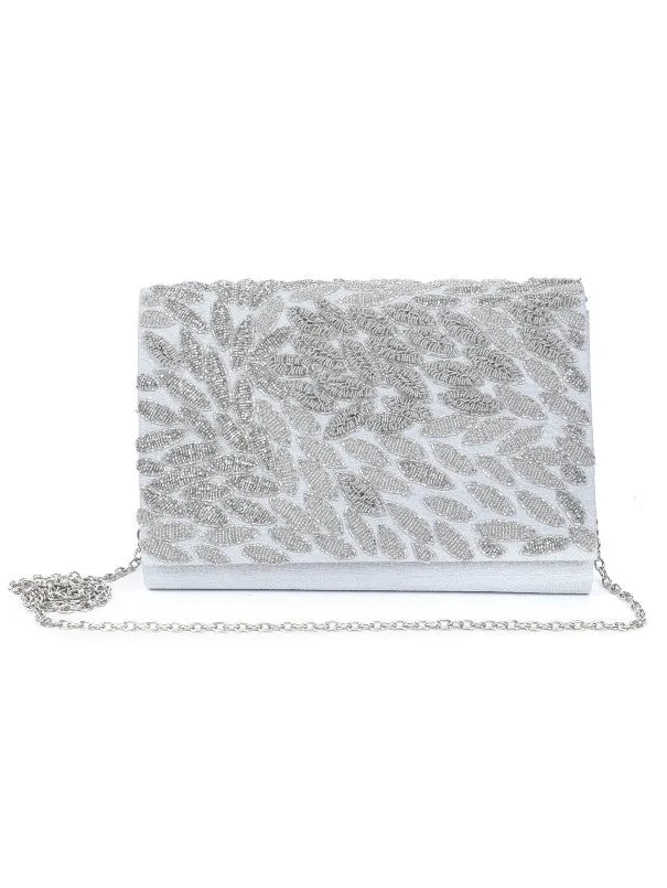 Silver Sizzle Clutch