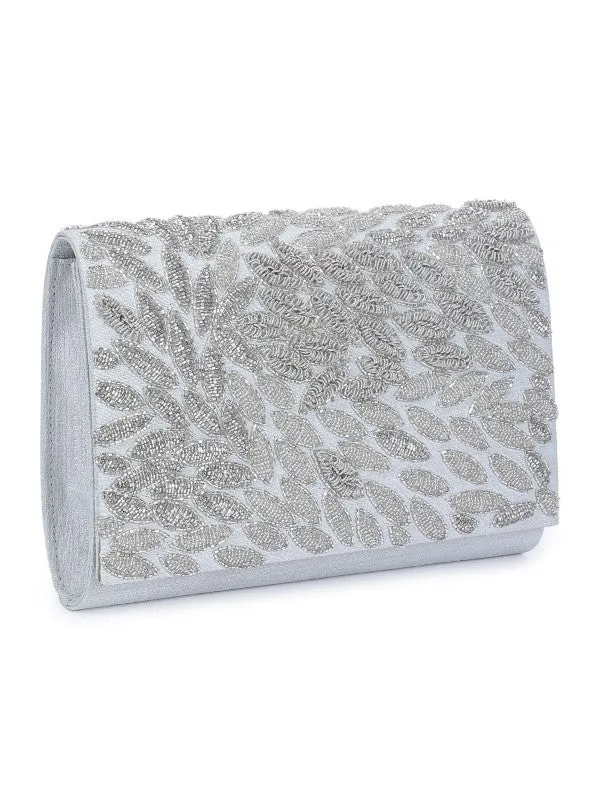 Silver Sizzle Clutch