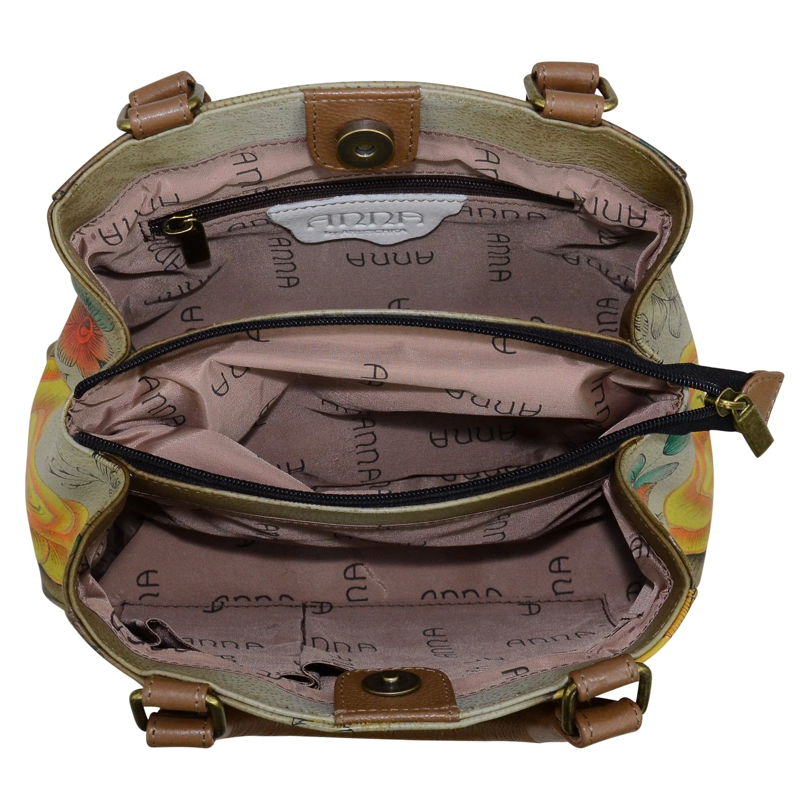 Small Multi compartment Satchel - 8325