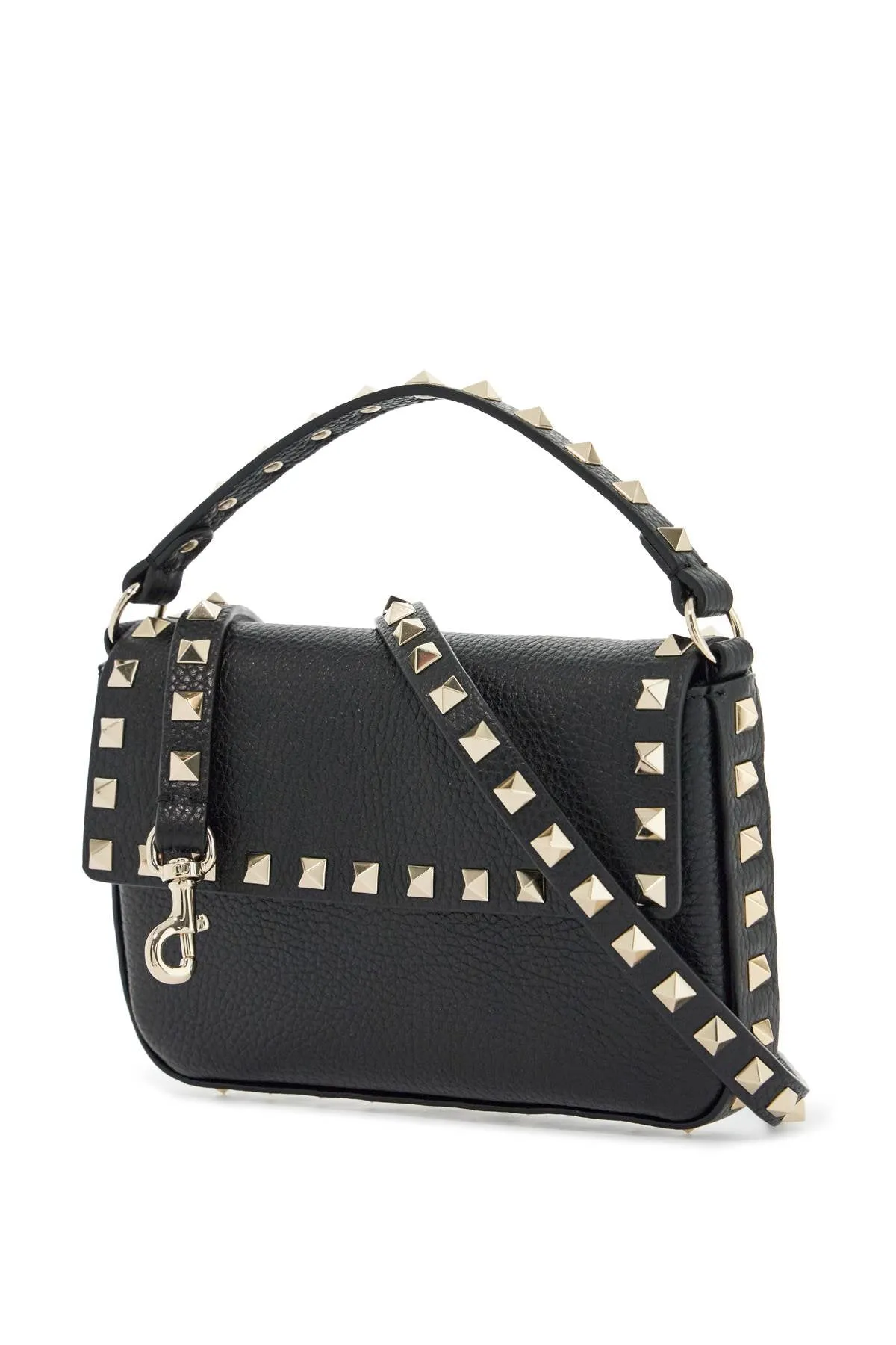 Studded Leather Mini Crossbody Bag