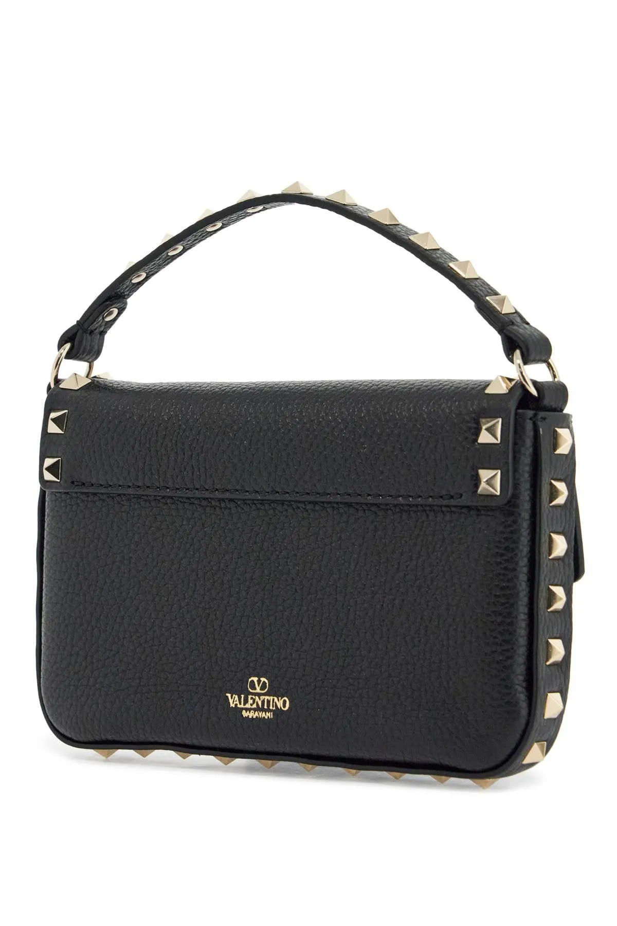 Studded Leather Mini Crossbody Bag