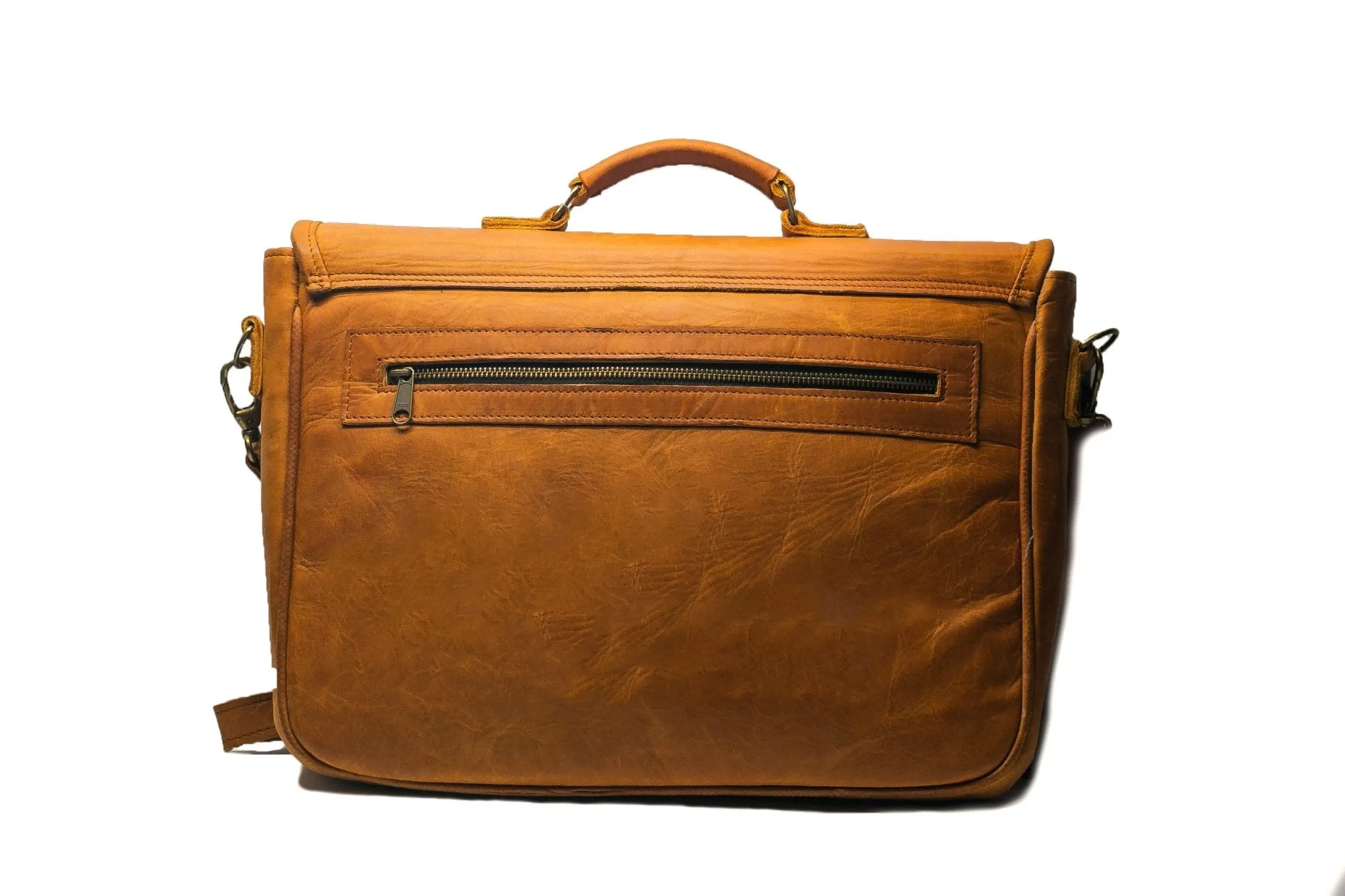 Tan Leather Goods - Alex Laptop Bag | Toffee