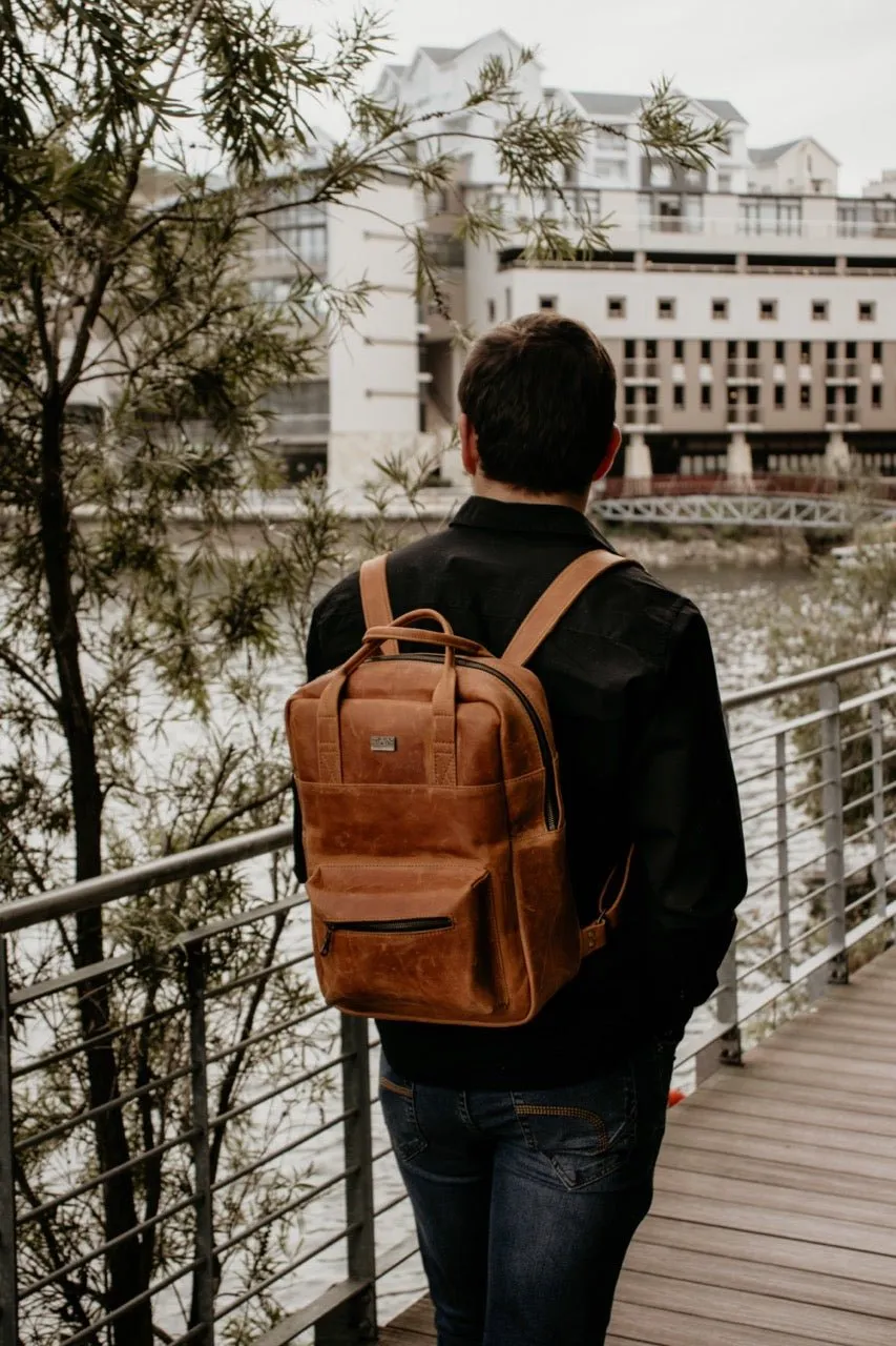 Tan Leather Goods - Charlie Backpack | Toffee