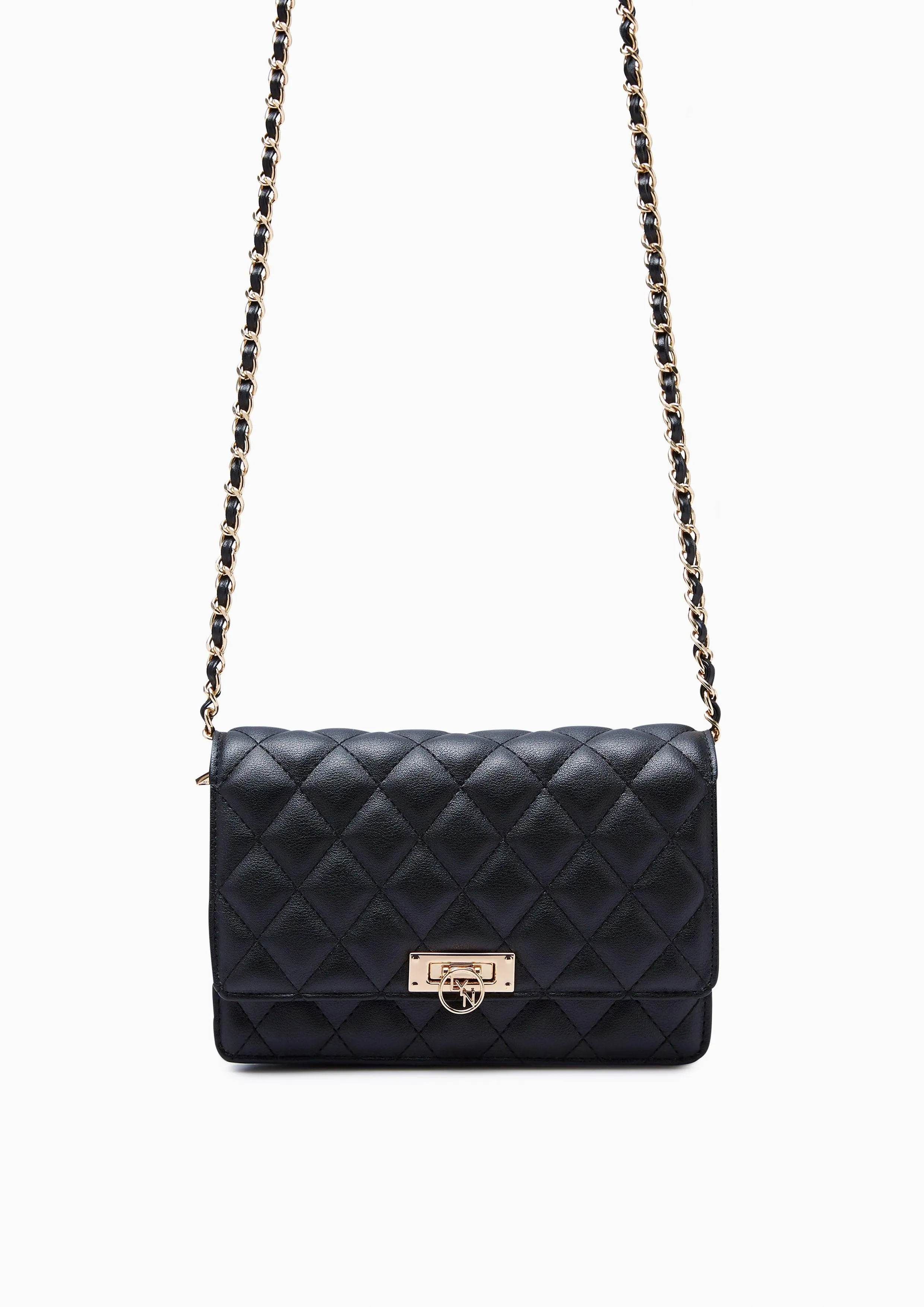 Tecca Quited Crossbody Bag Black