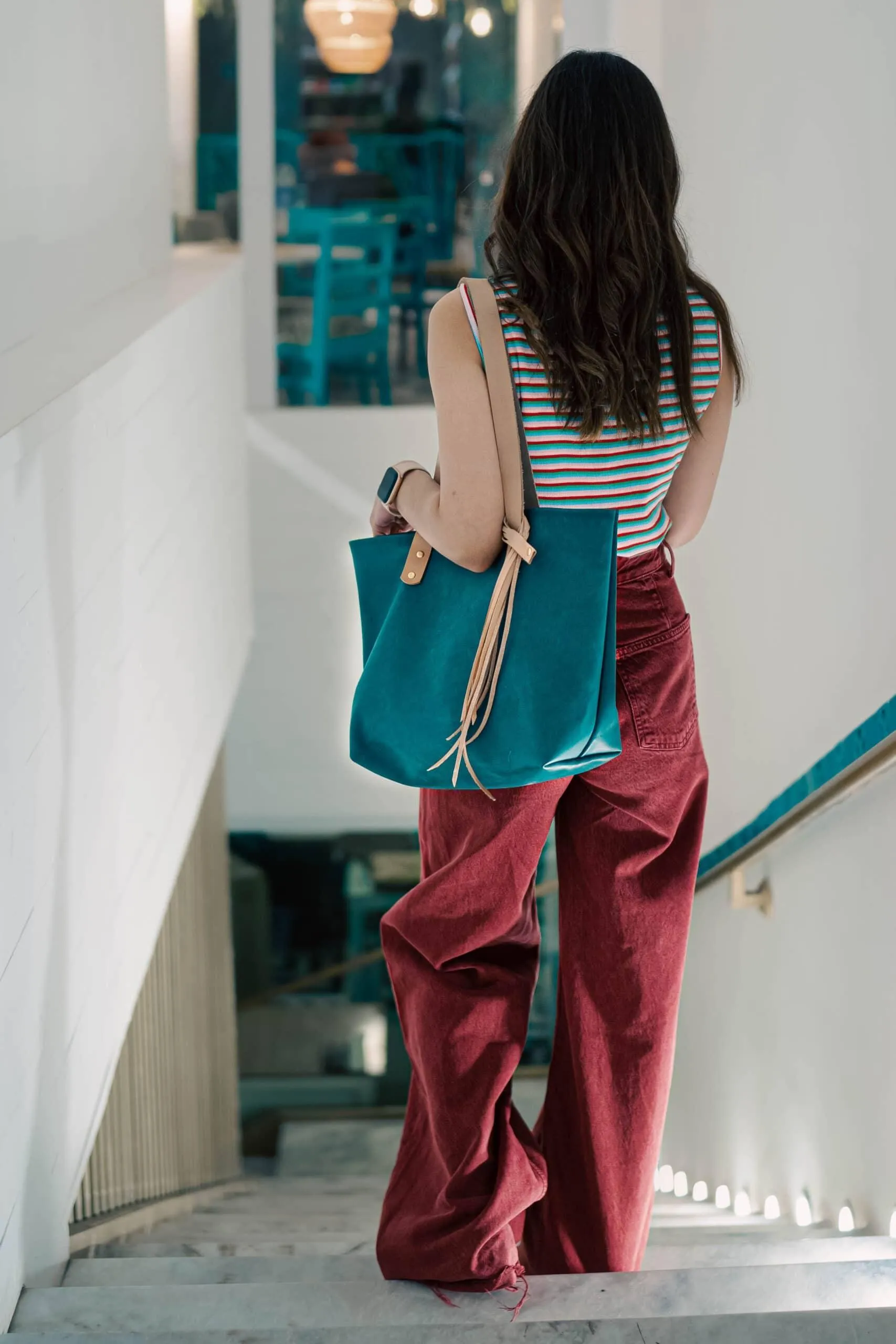 The Julie - Emerald Green Tote Bag