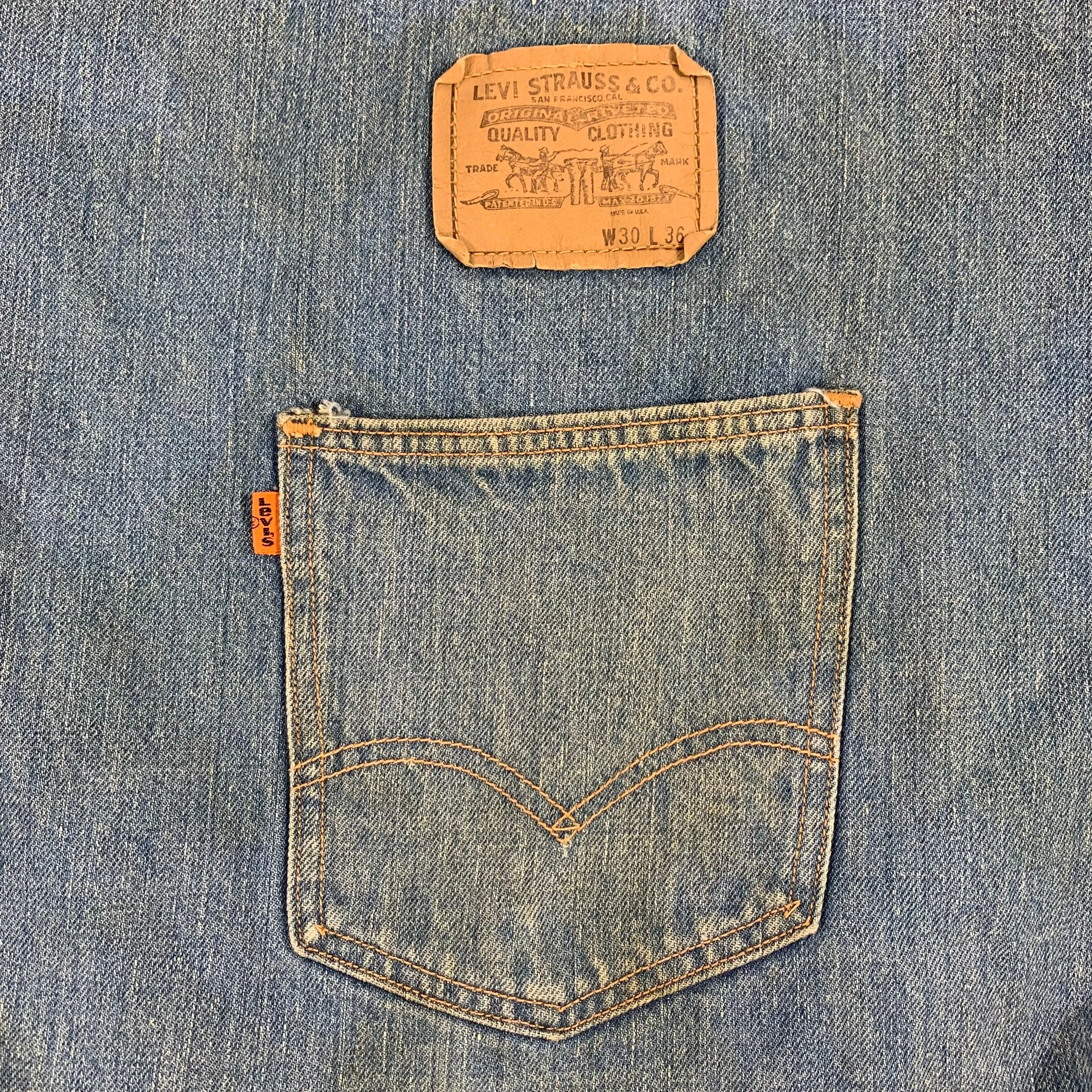 Vintage Levi's "Orange Tab" Denim Bag