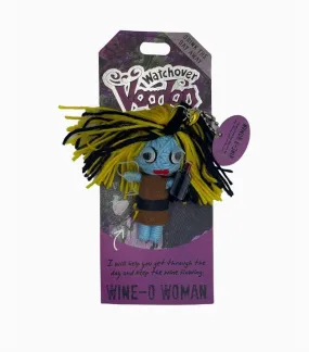 Voodoo Doll - Wine-O Woman Keychain