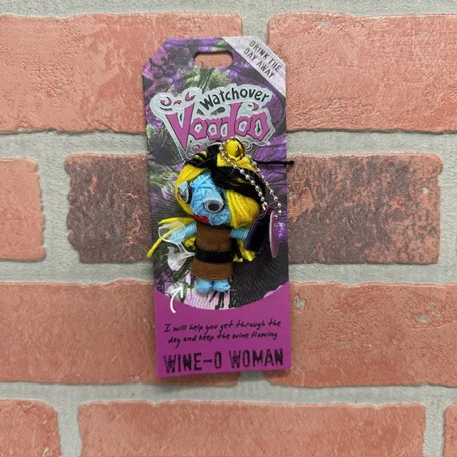 Voodoo Doll - Wine-O Woman Keychain